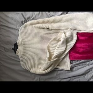 Open bell sleeve Nasty Gal cropped sweater